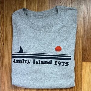Gray Amity Island 1975 T-Shirt